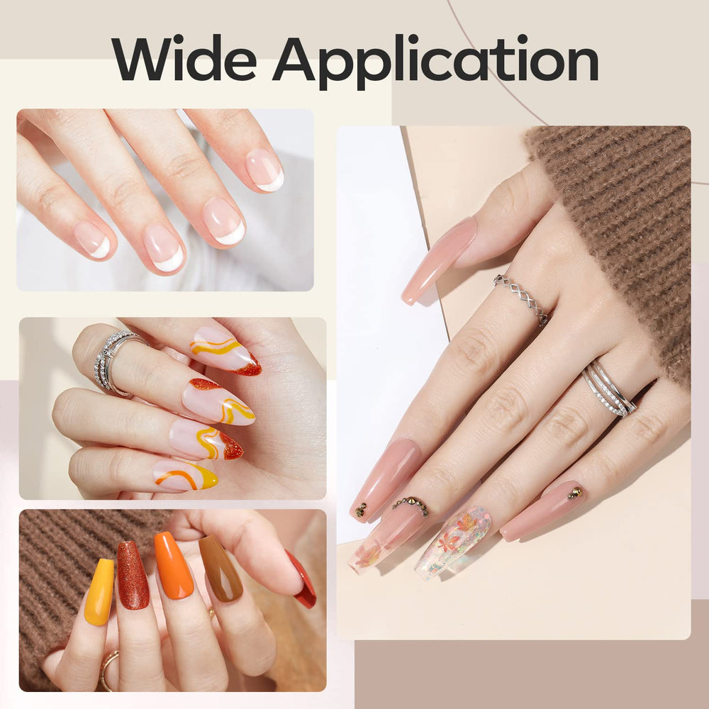 Modelones Builder Nail Gel attaches tips and gems securely.
