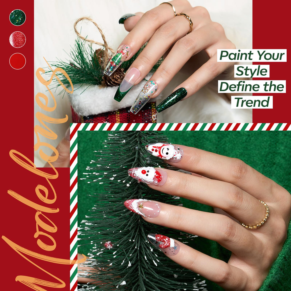 Modelones cat eye gel magnet effect on nails for depth