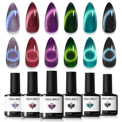 Modelones cat-eye gel nail polish kit front view for easy at-home manicure