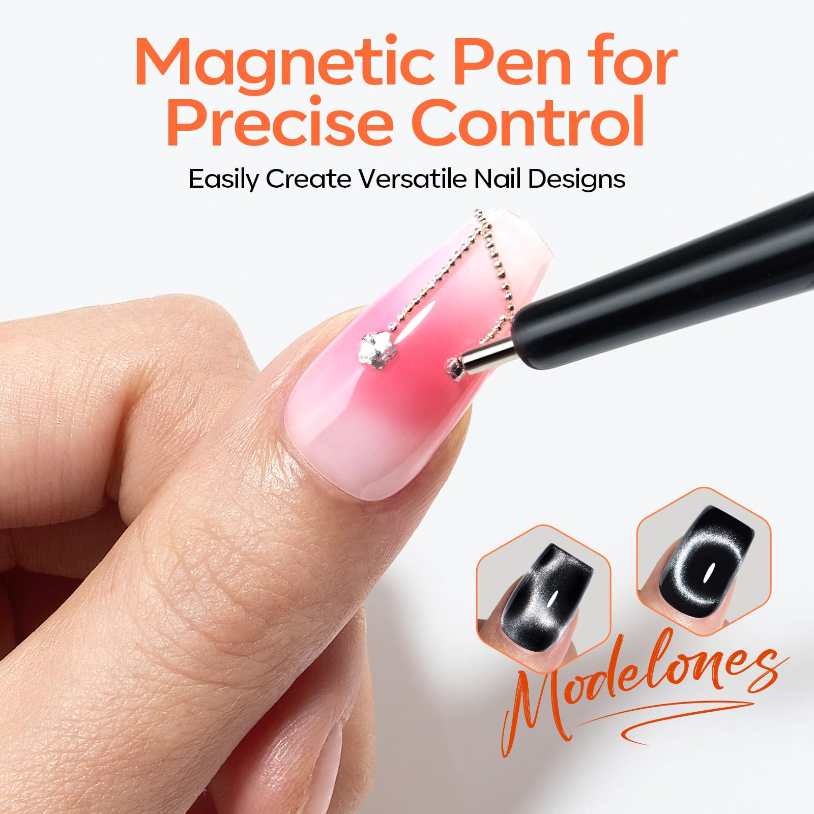 Modelones Cat Eye Magnet Set travel case keeps magnets organized on the go