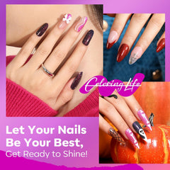 modelones Sunset Gold nail polish for warm, radiant holiday nails