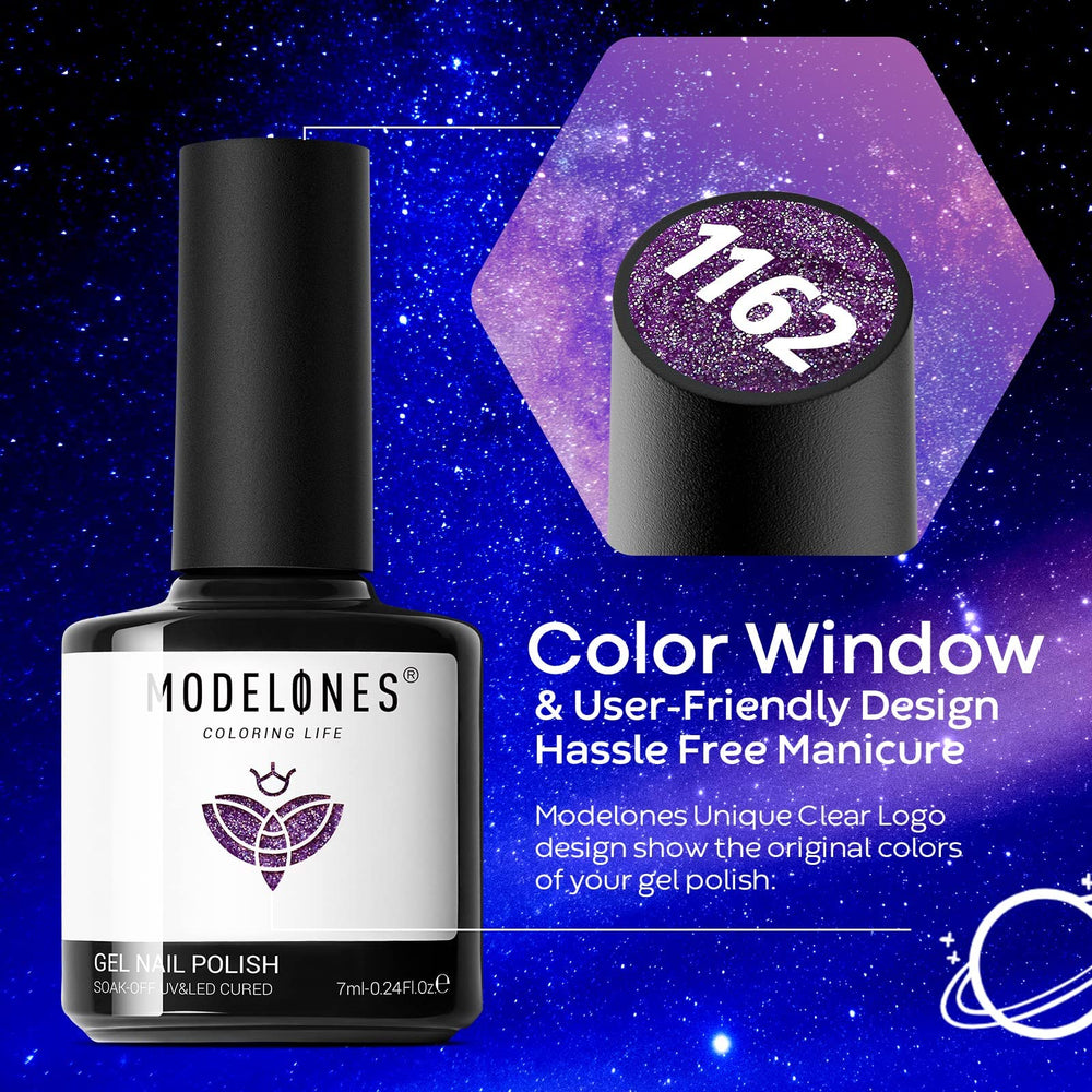 Modelones classic black gel ideal for bold, sleek nail looks.