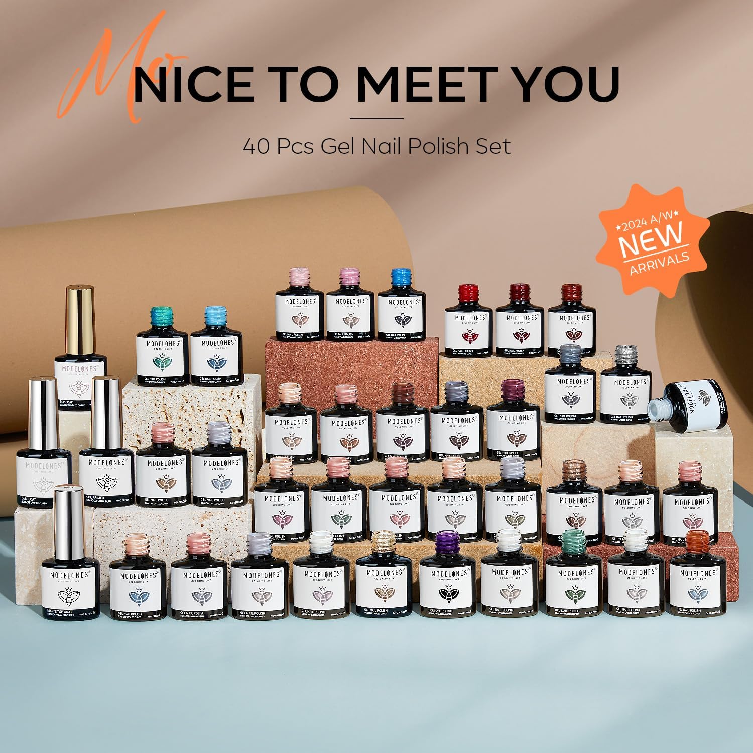 Modelones color collection image displaying shades for daily wear