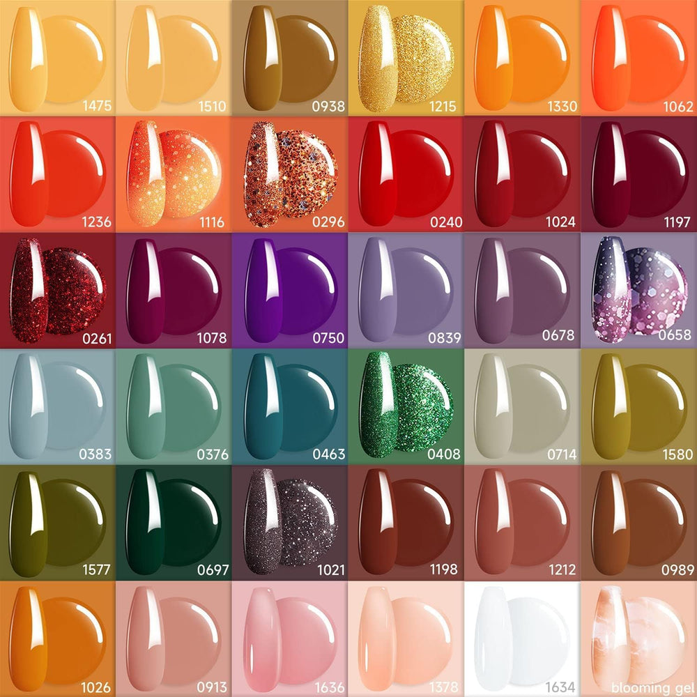Modelones color collection palette shot for quick shade matching
