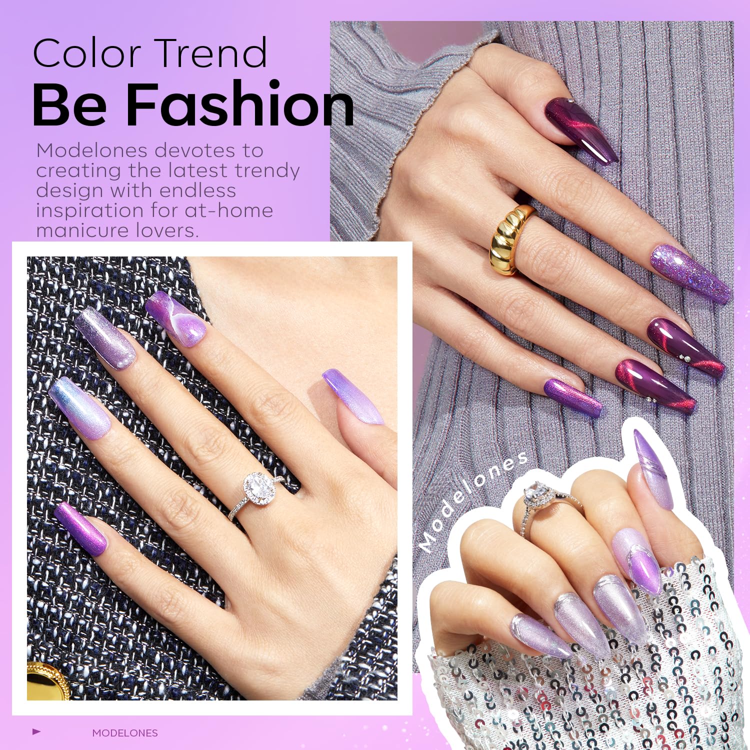 Modelones color window packaging highlighting shade selection for quick, confident choices