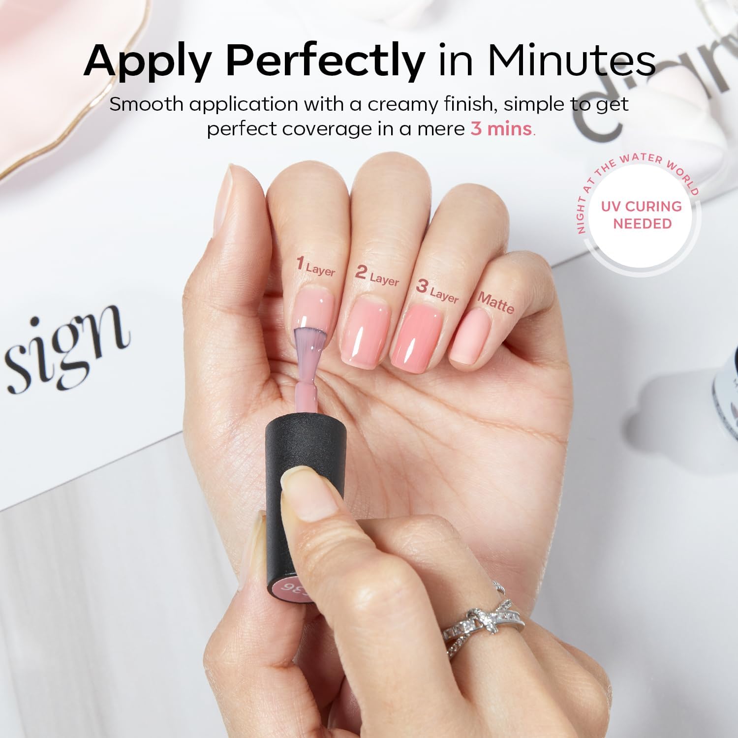 Modelones uses cruelty-free, low-odor ingredients for skin-friendly nail color.