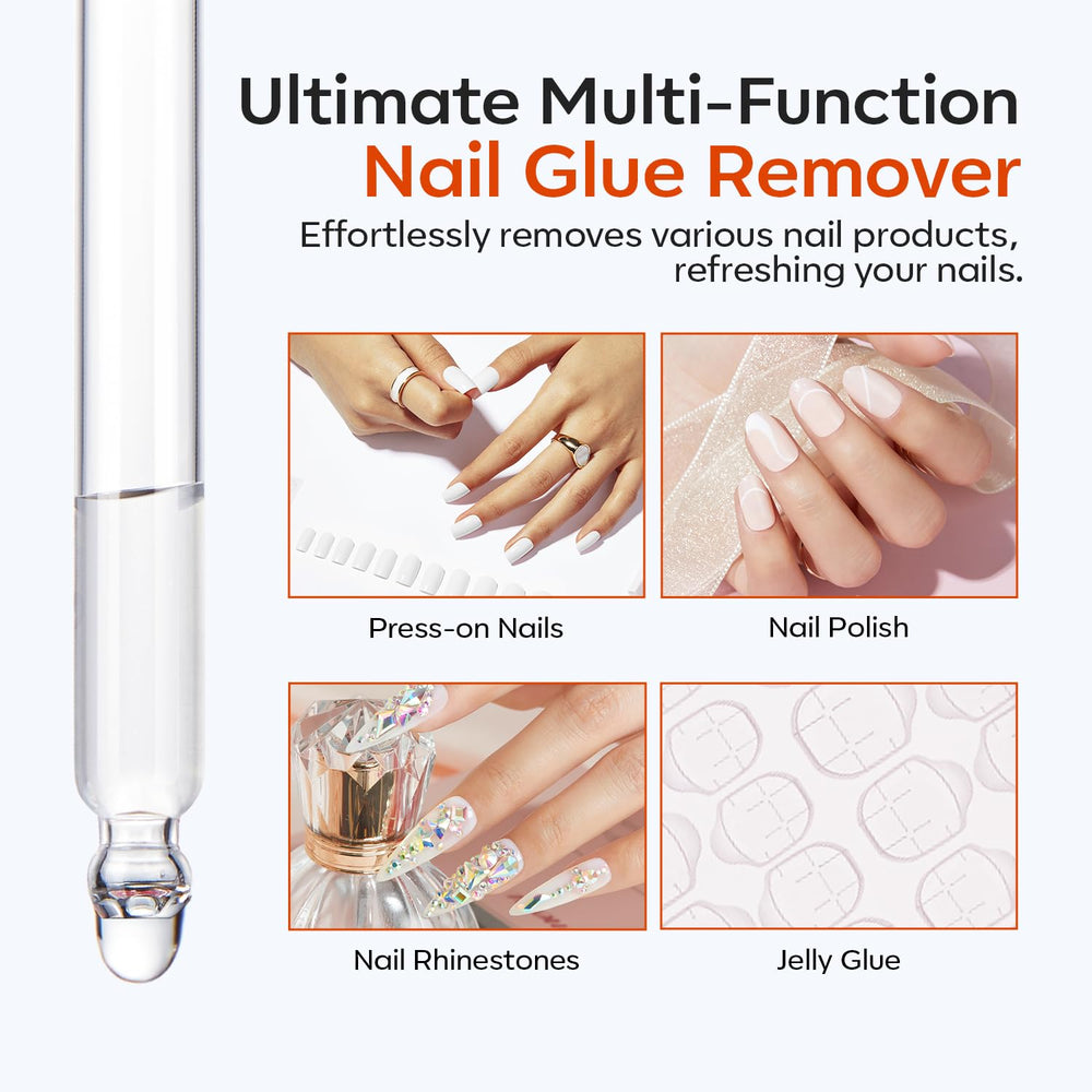Modelones crystal stick aiding safe lifting of press-on tips during removal