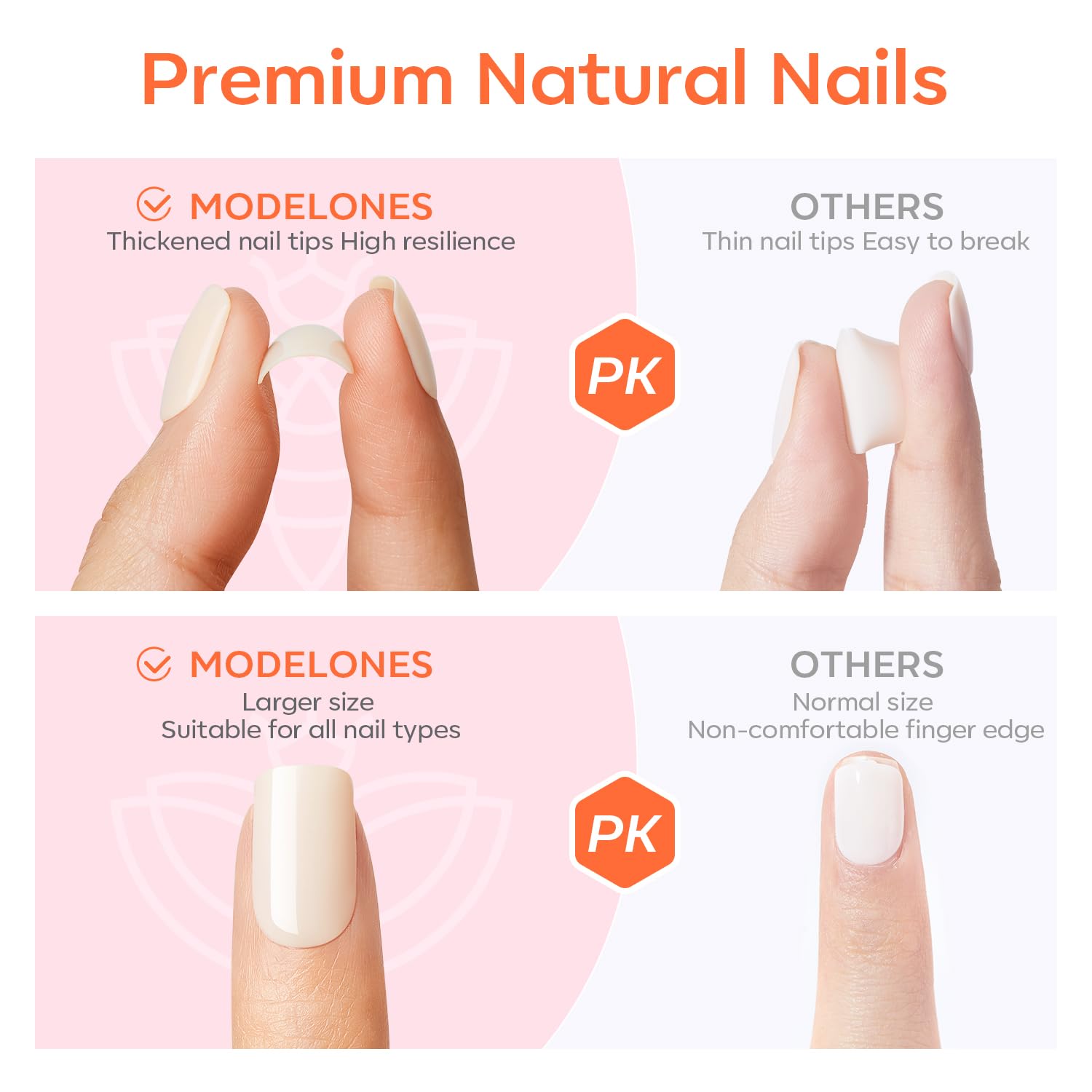 Modelones cuticle stick and prep pad for clean nail prep