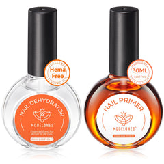 Modelones nail dehydrator 30ml bottle for clean, ready-to-bond nails.