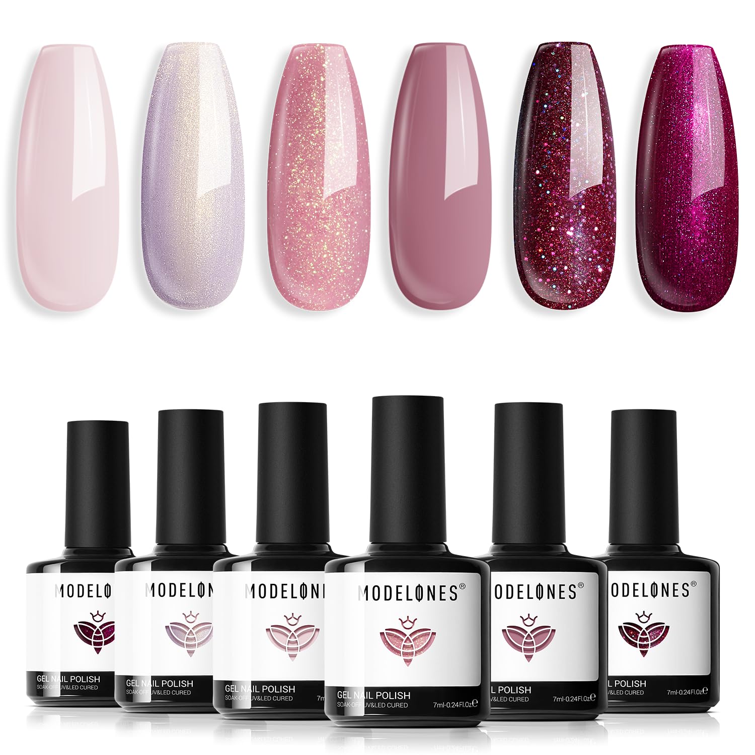 Modelones deluxe gel kit for DIY manicures and gifts.