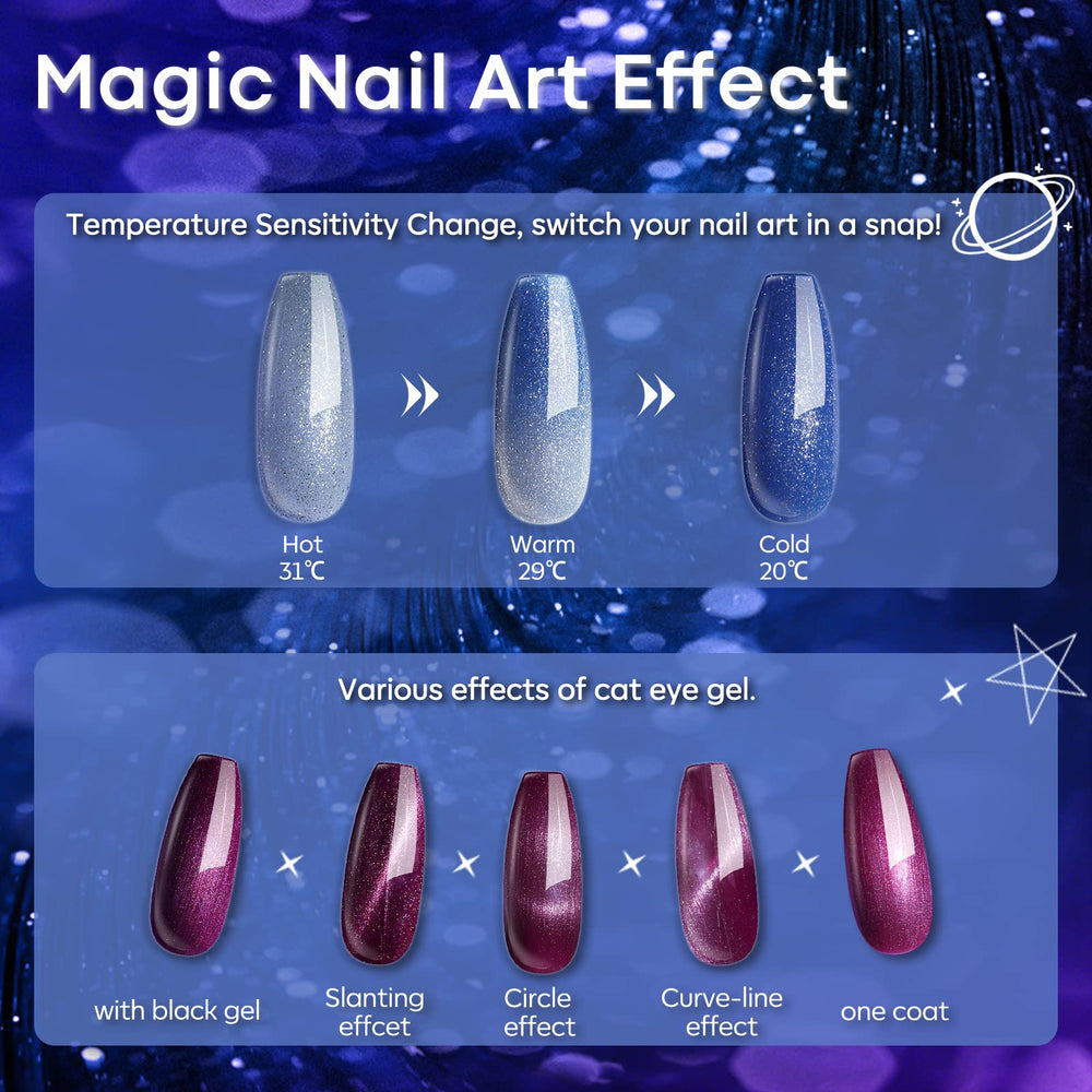 Modelones diamond shiny powder gel for luxe nail art textures.