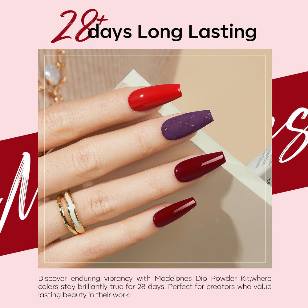 Modelones dip liquid set with bond base activator topcoat for durability