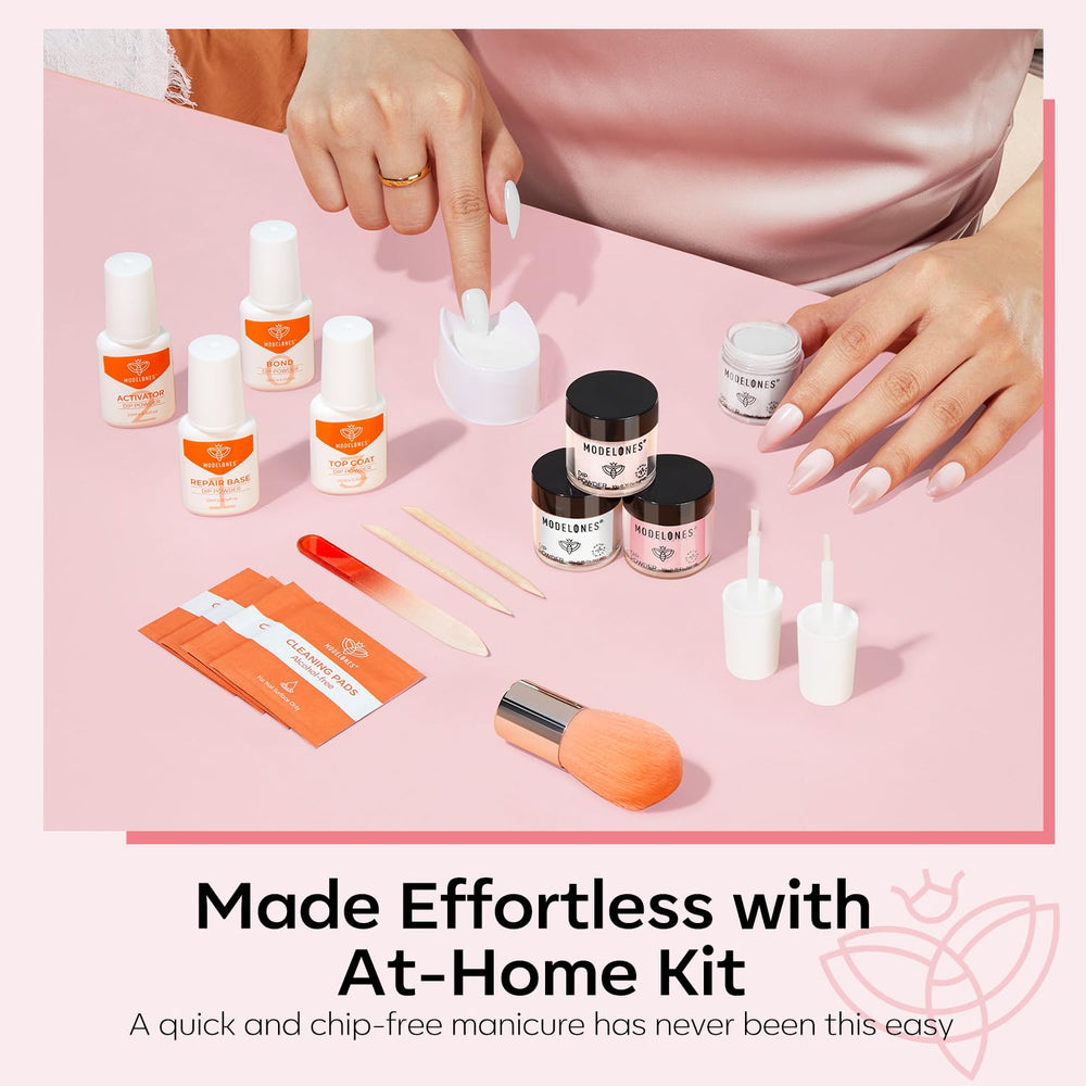 Modelones base coat liquid strengthens and enhances color depth