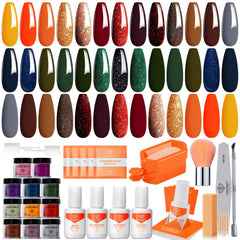 Modelones dip powder kit 20 colors palette for versatile at-home nails