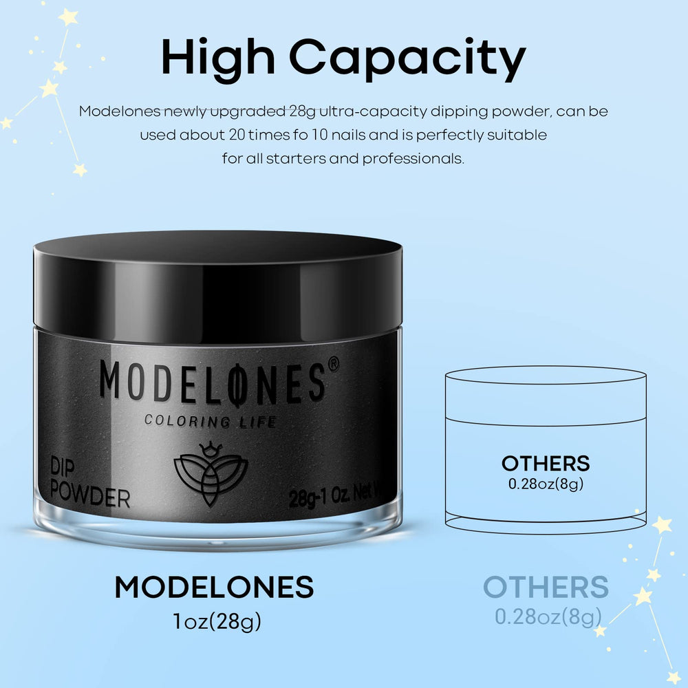Modelones no-lamp cure feature highlights a faster, skin-friendly option