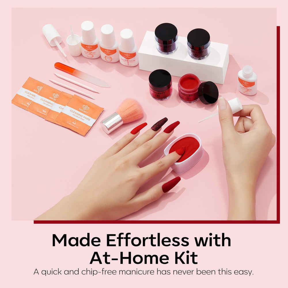 Modelones tools tray and brushes for professional at-home mani
