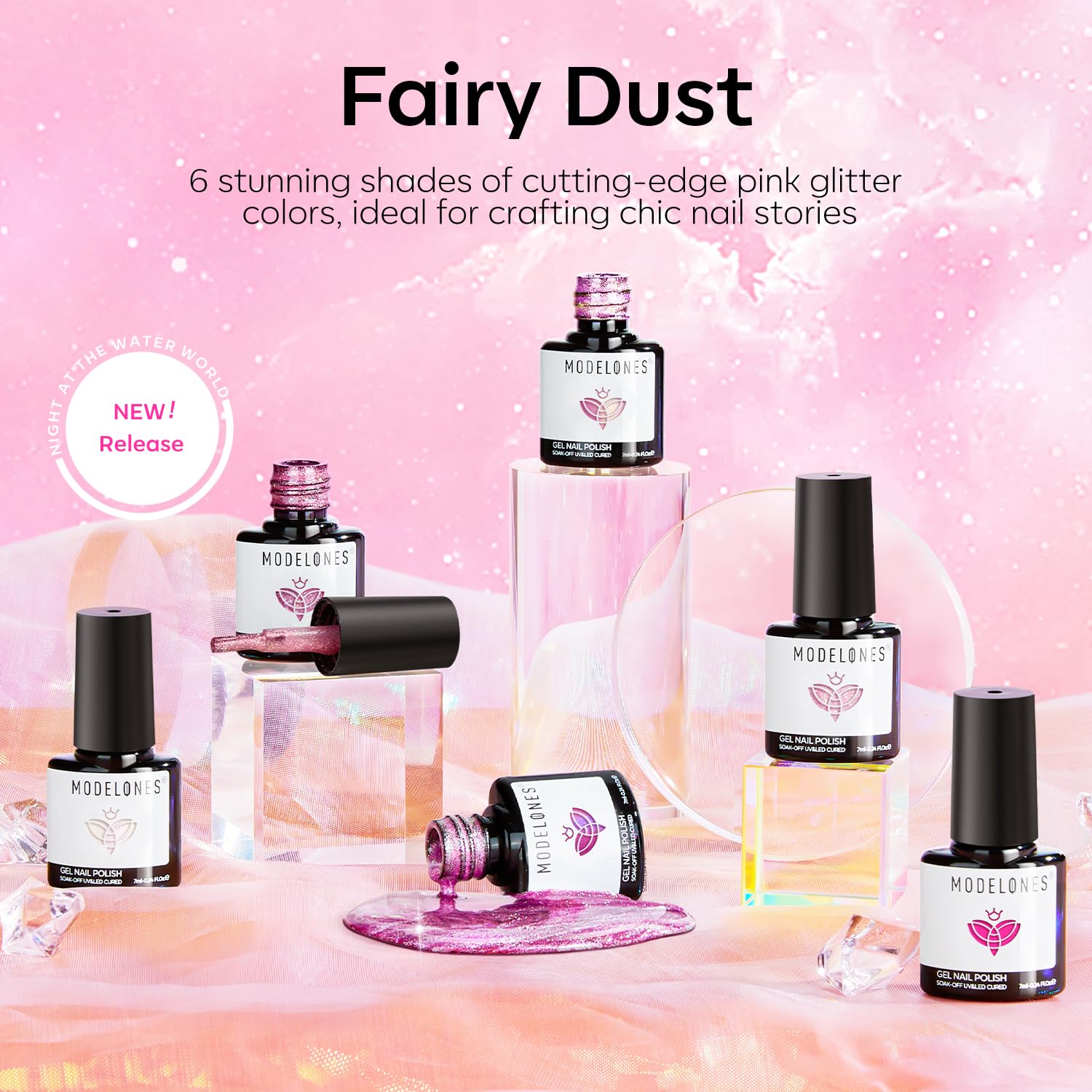Modelones DIY home manicure kit for stylish nails on any day.