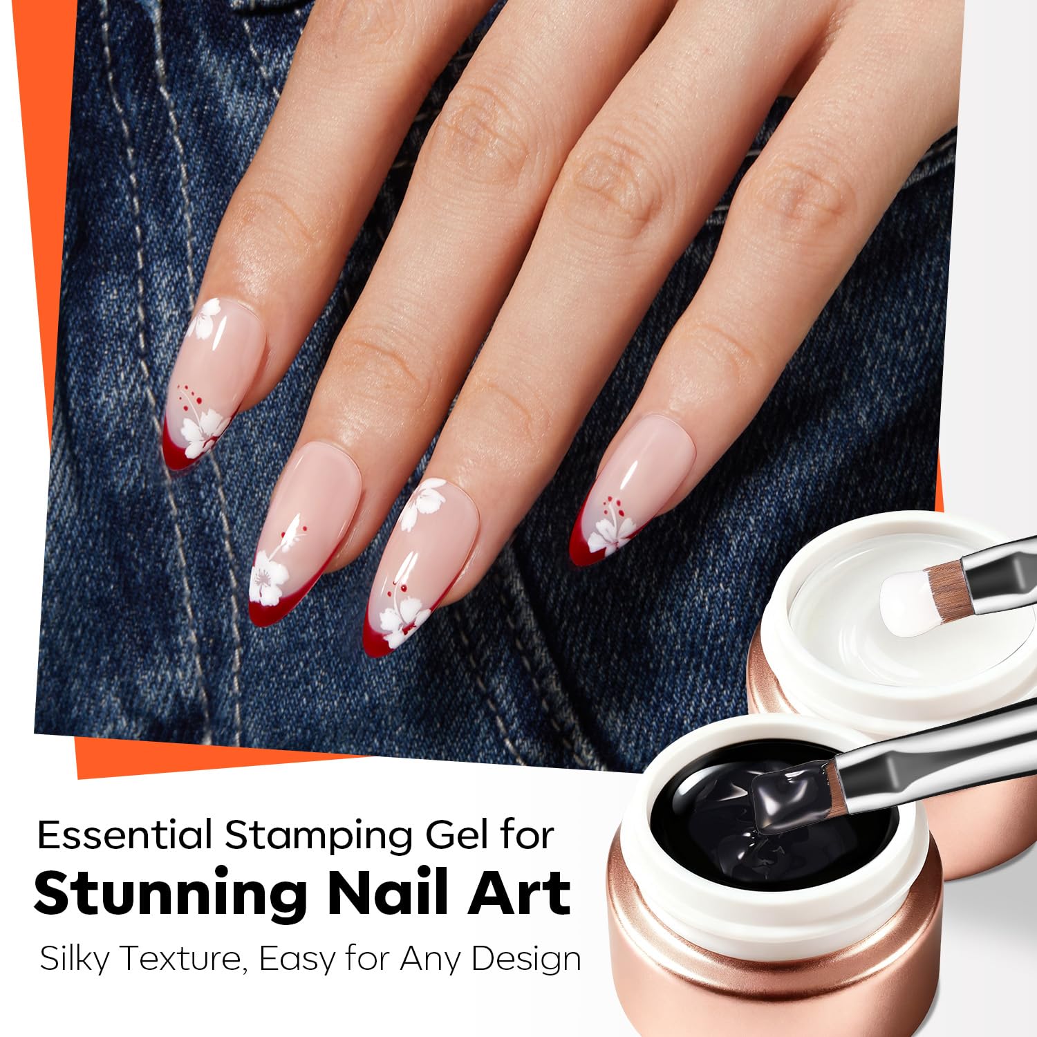 Modelones dual-ended nail art brush enables delicate details and dotting