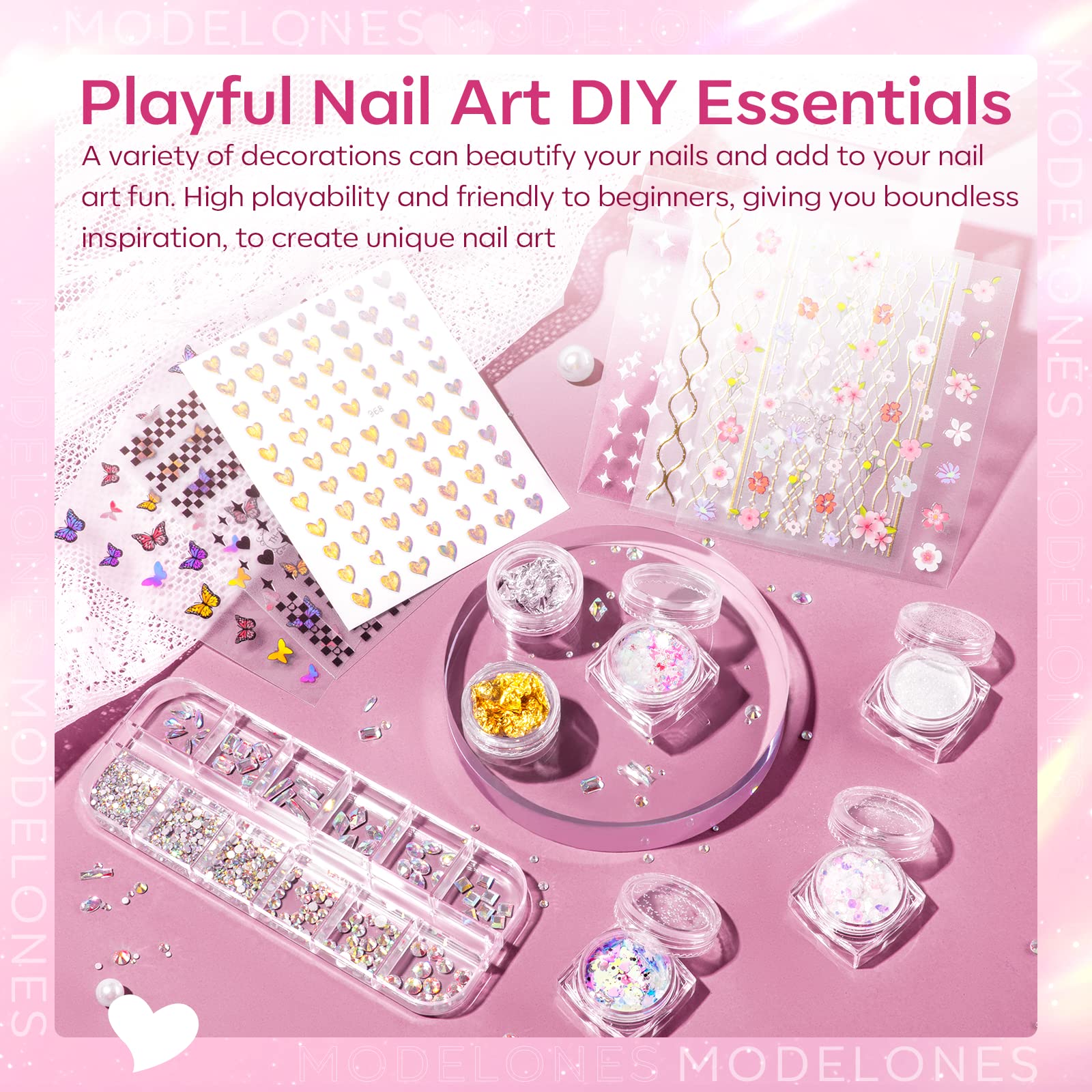 Modelones dual forms set provides easy shapes for poly nails.