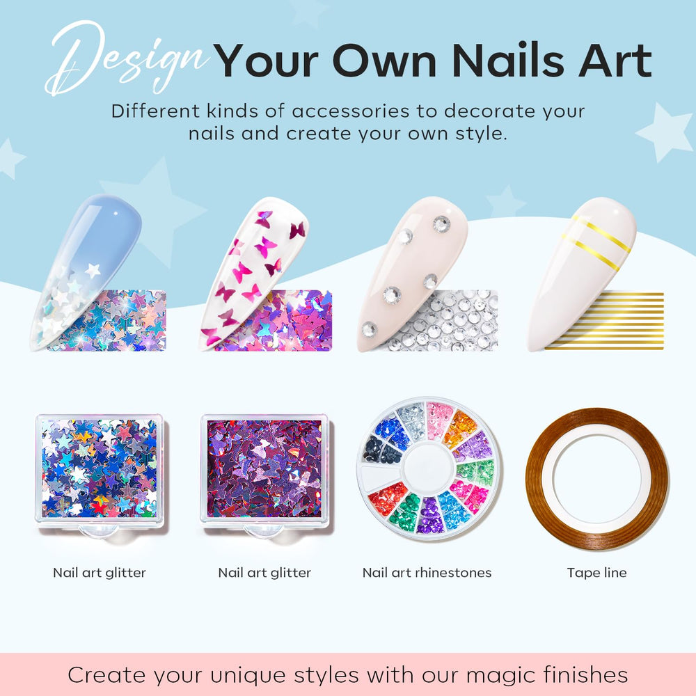 Modelones dual forms enable versatile nail extensions and shapes.