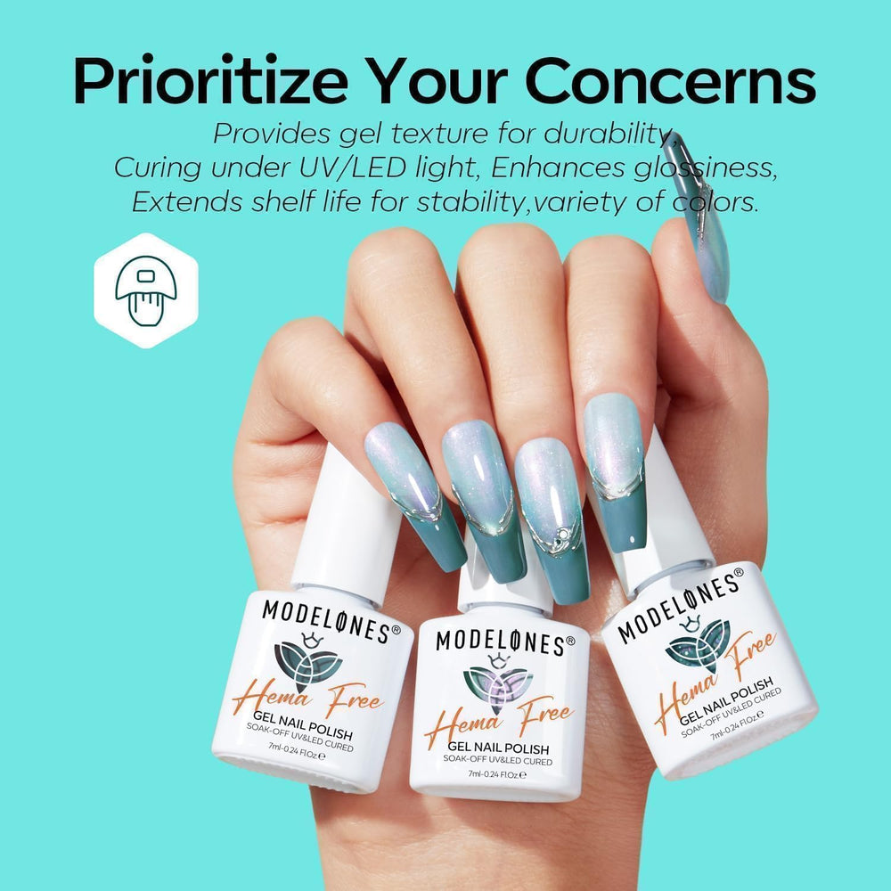 Modelones easy-apply gel brush ensures smooth coats
