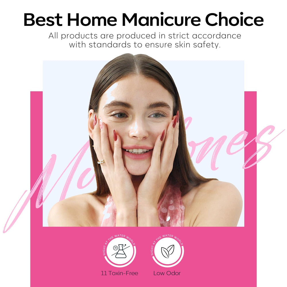 modelones Easy-glide brush supports smooth, even gel application