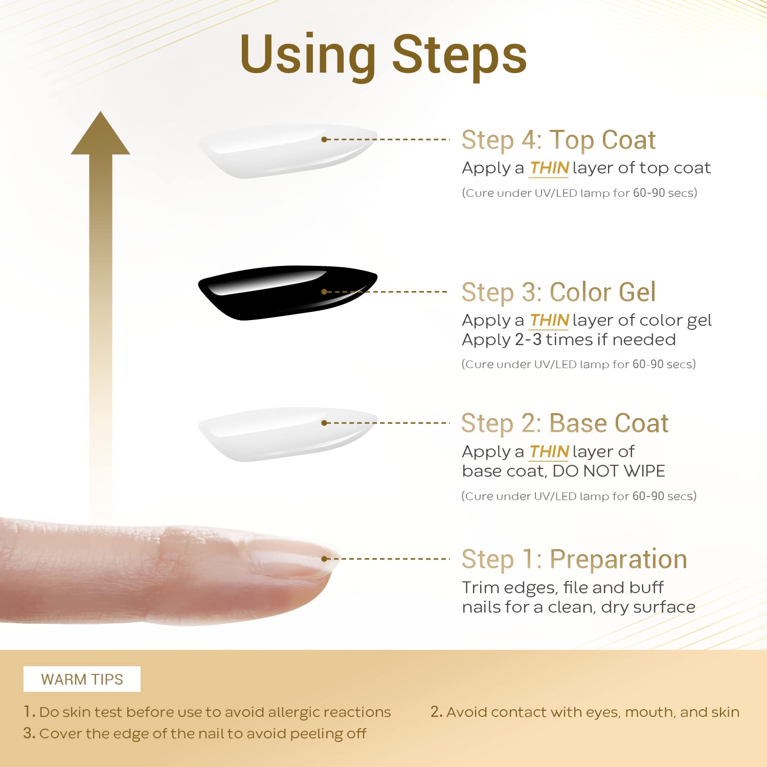 Modelones fast-drying formula enables quicker manicures.