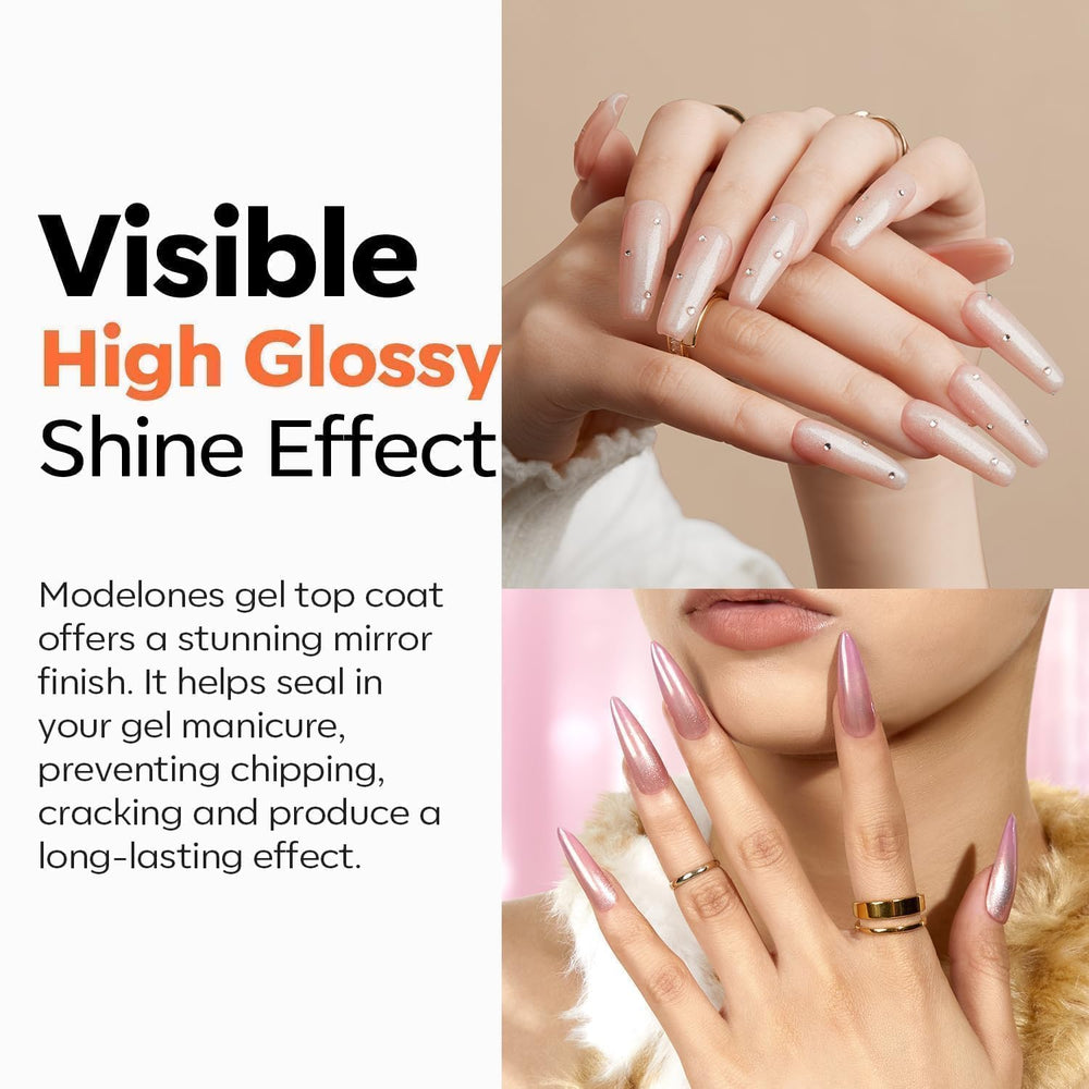 Modelones Film Forming Technology offering durable, flexible nail protection.