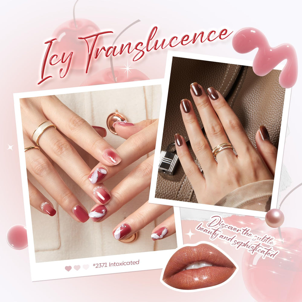 Modelones four-colors gel mini salon kit for versatile at-home manicures.