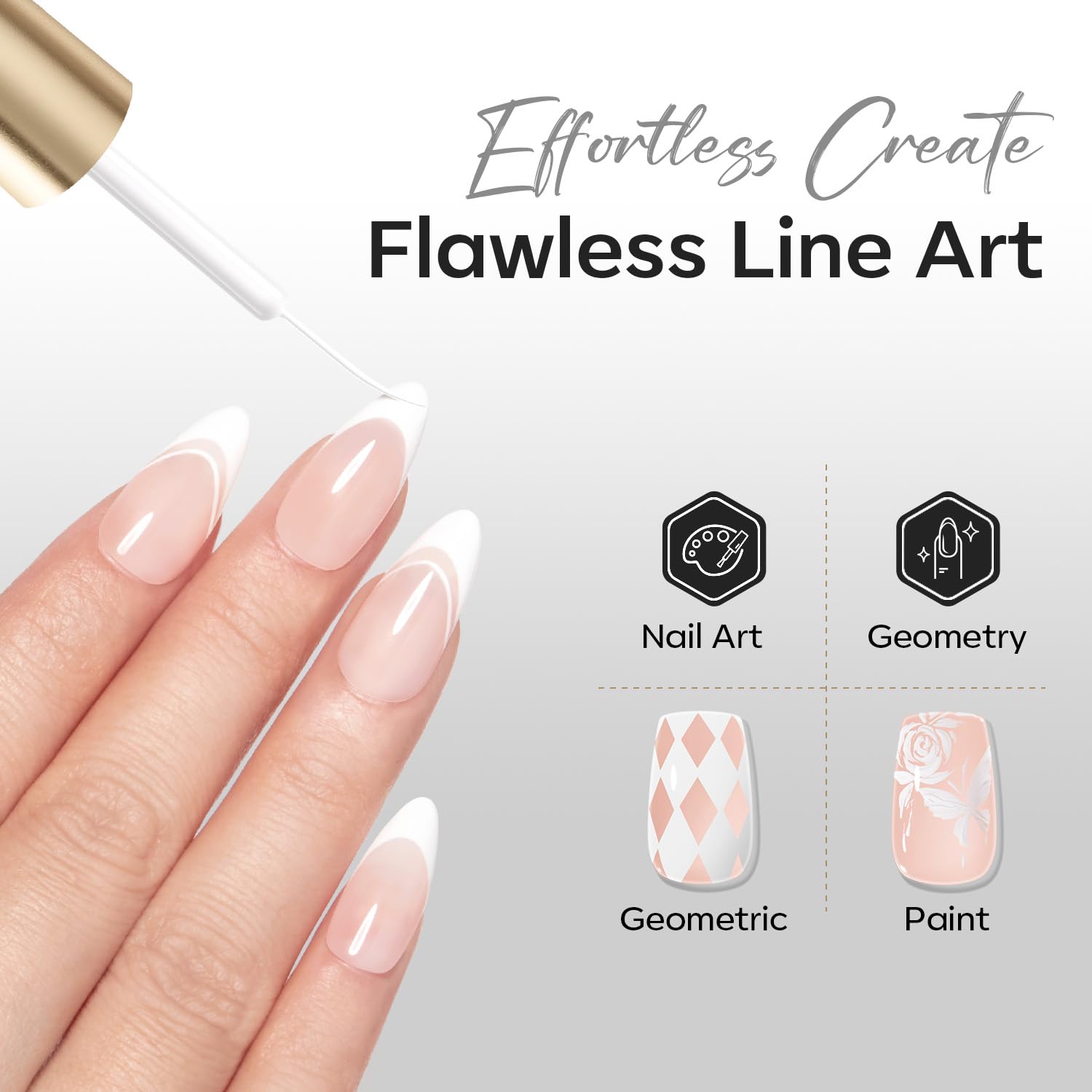 Modelones French tip styling guide for clean, elegant nail art.