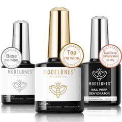 modelones gel base coat bottle for smooth application and lasting wear