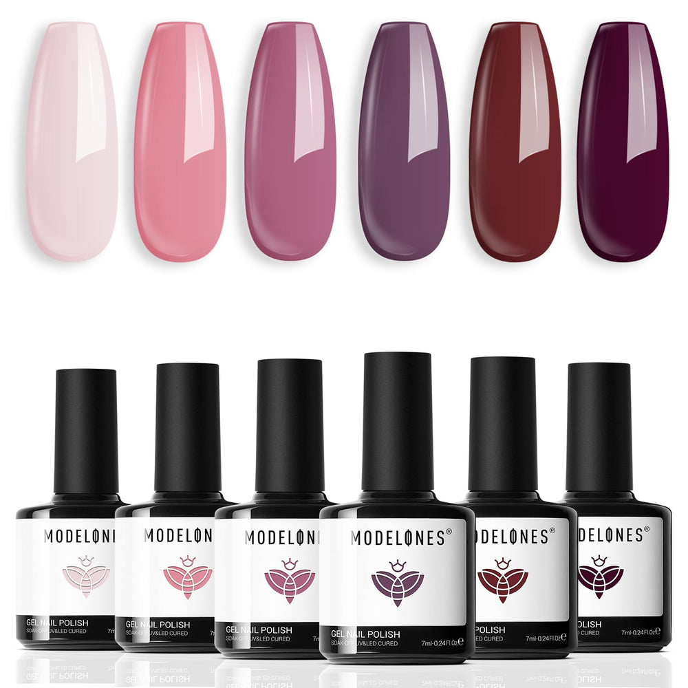 modelones gel polish bottles arranged for a salon-quality at-home manicure experience.