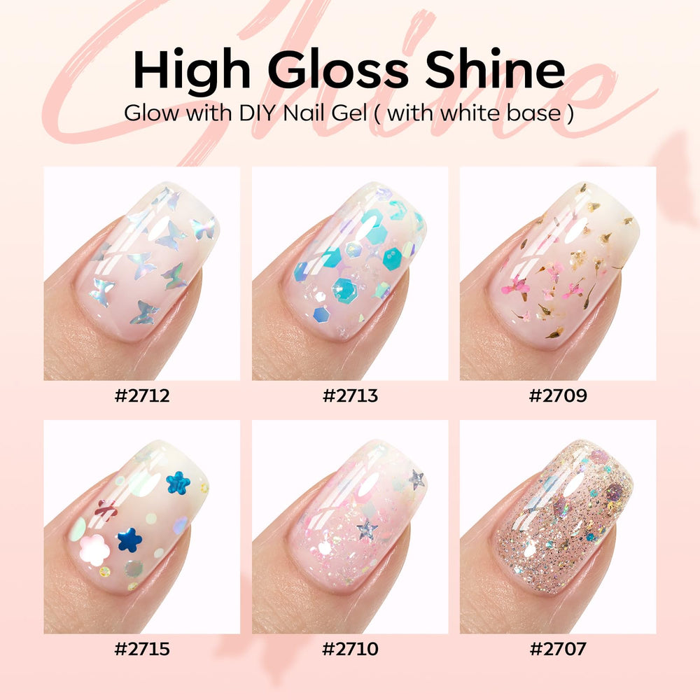 Modelones blue geometric shapes for modern nail designs