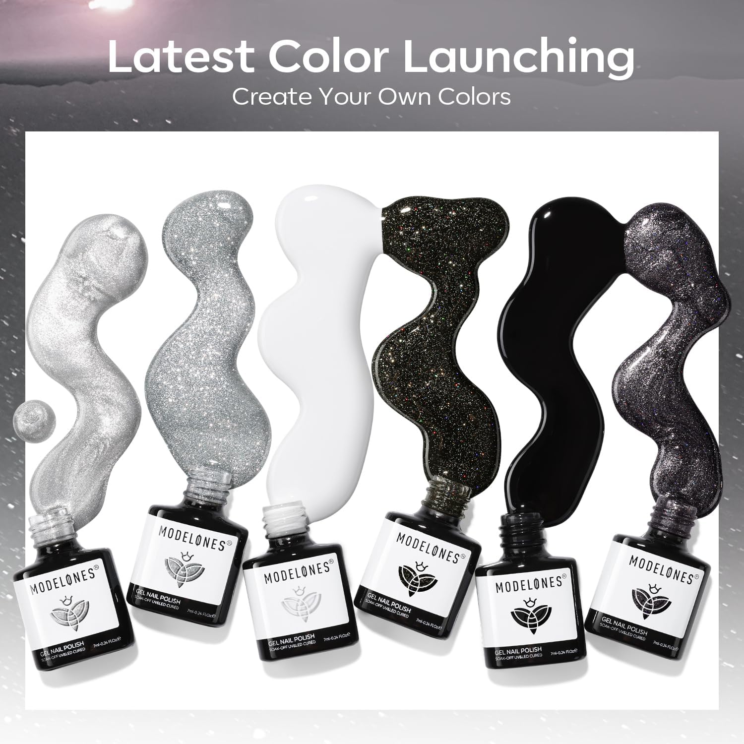 Modelones shimmer shade gel polish offers subtle glow for daily wear