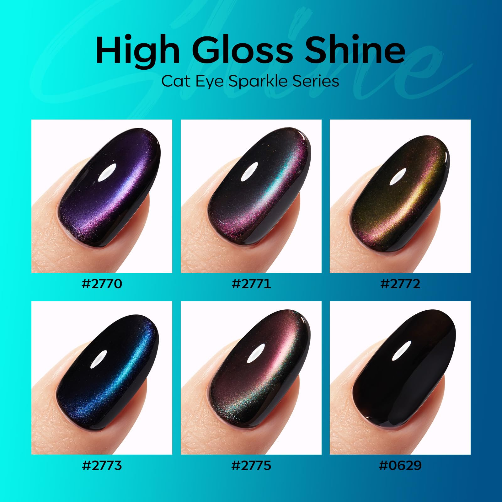 Modelones nail swatches show real-world finishes with shimmering depth