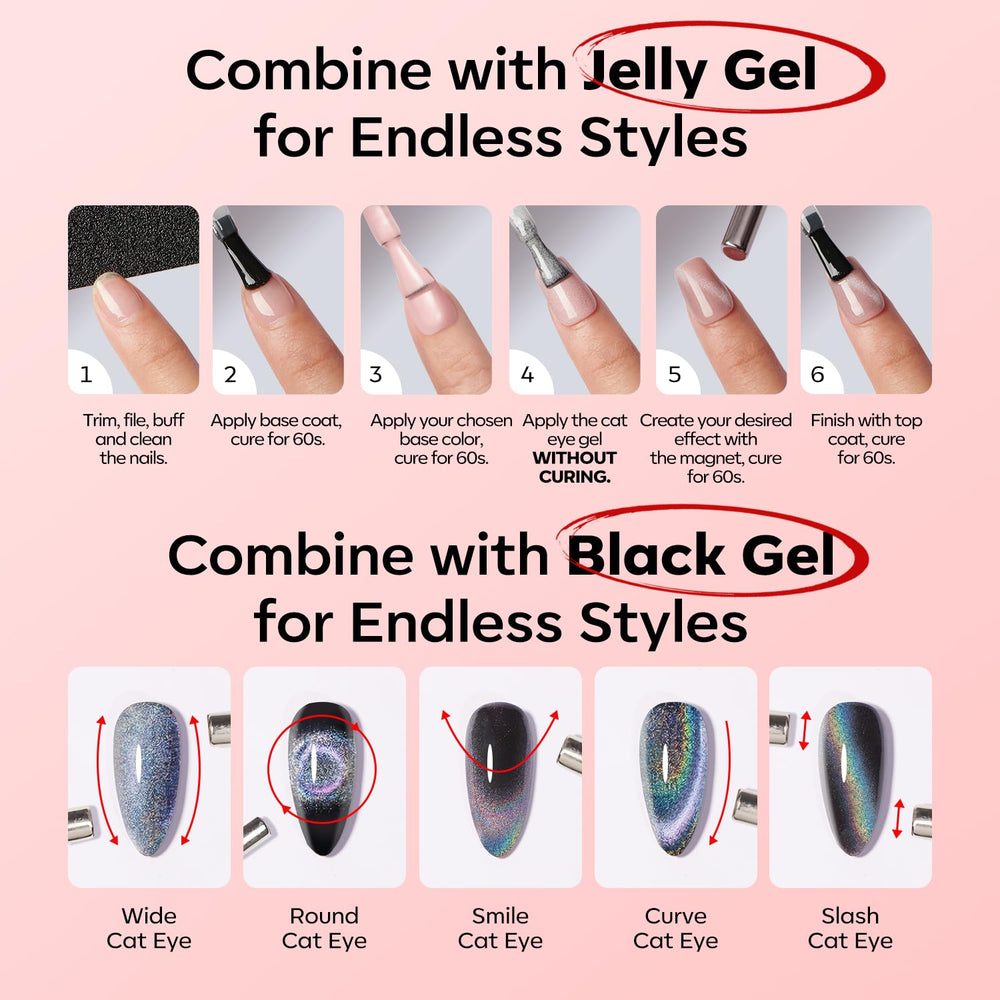 Gift-ready Modelones red gel polish set for celebrations