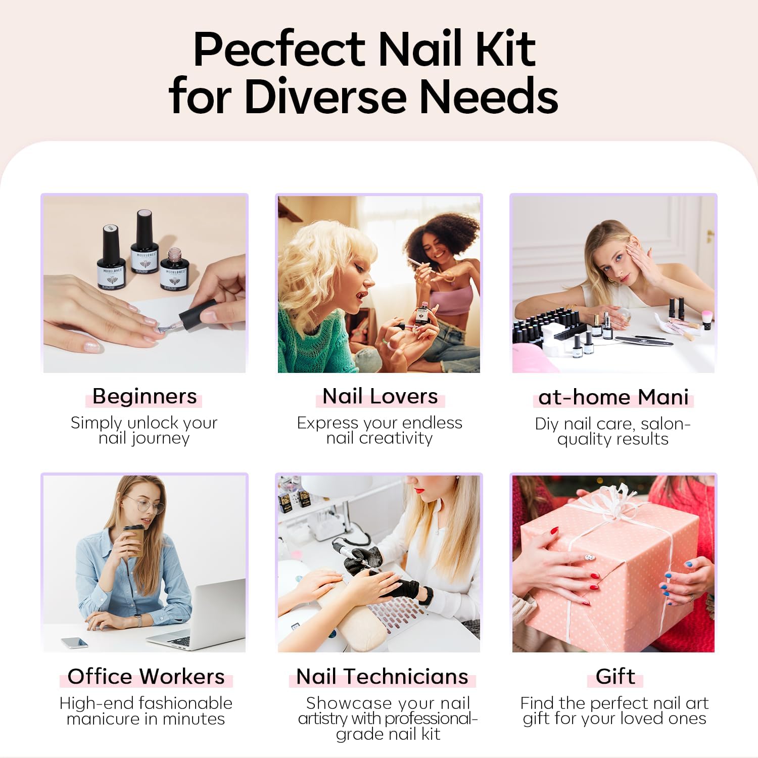 Modelones glitter top coat adds sparkling dimension to nails