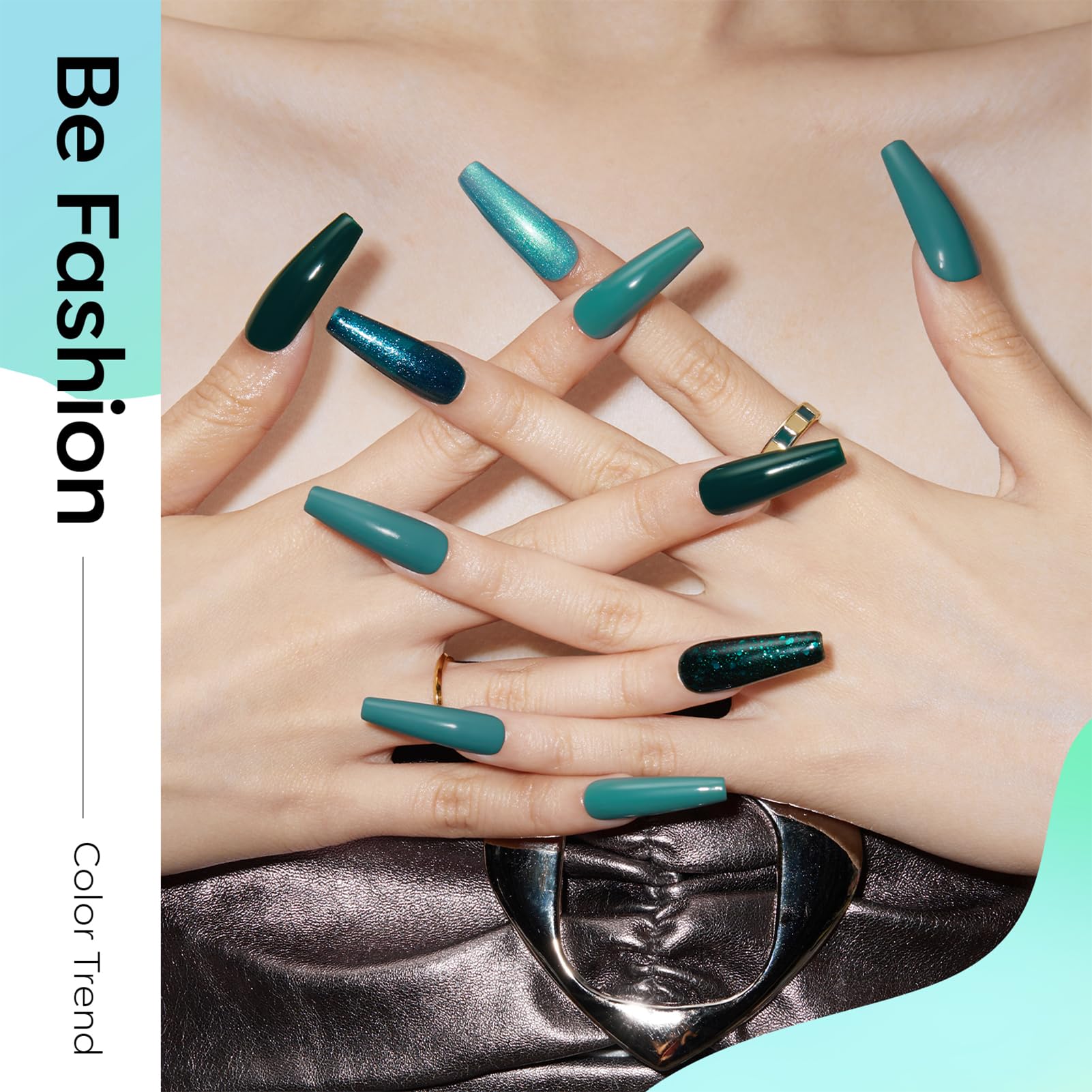 Modelones smooth applying gel with one-coat formula for quick DIY nails.