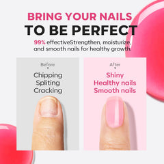 modelones growth-damaged nails application highlights ridge smoothing and natural tint