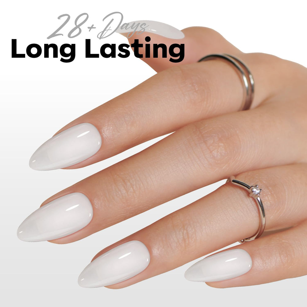 Modelones jelly nail art ideas with French tips and swirls