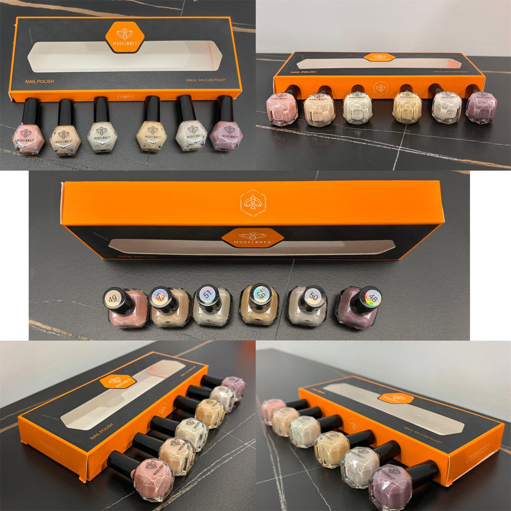 Modelones jelly effect shows color variation with coats and base.