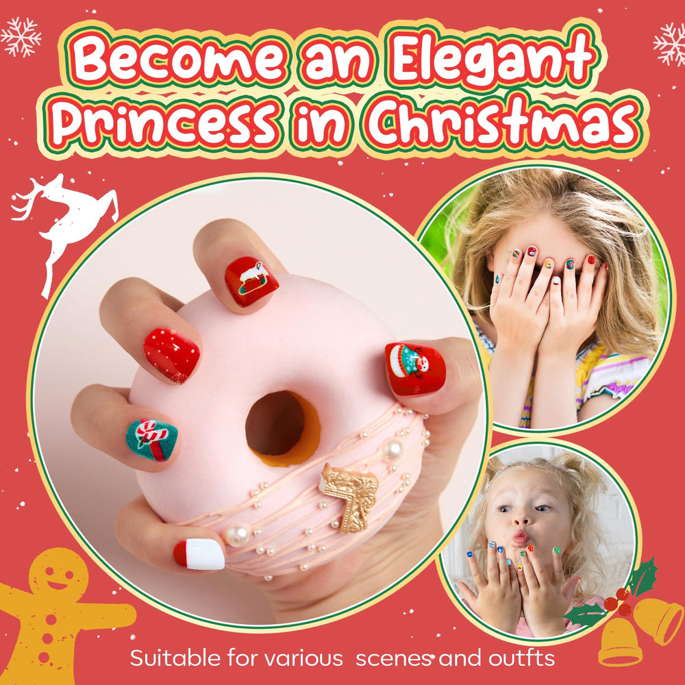Modelones kids nails come in 12 sizes for precise finger fit.