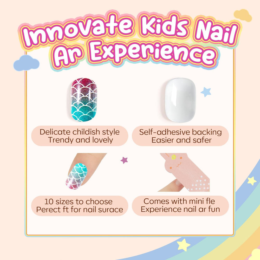 Modelones easy-application nails suited for DIY art by kids.