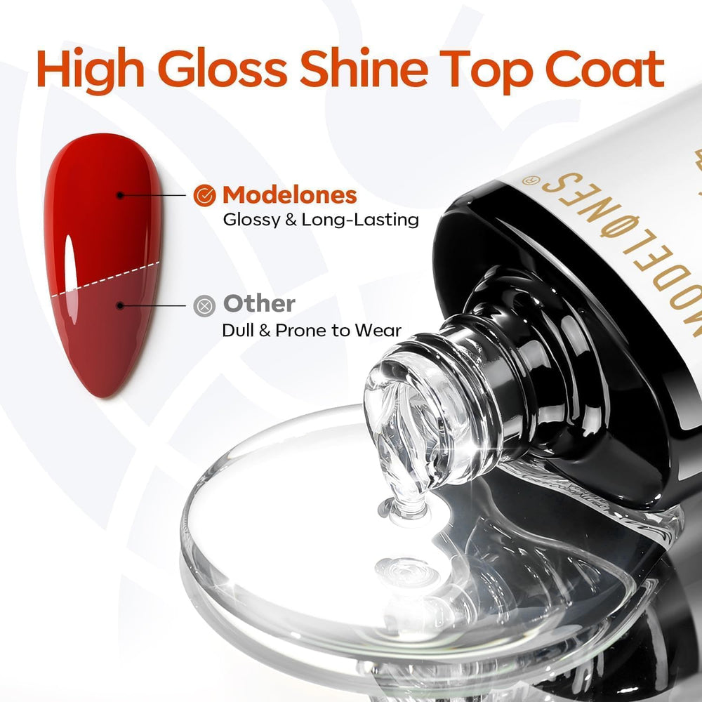 Modelones kit-contents close-up displays three-piece set for home manicure.