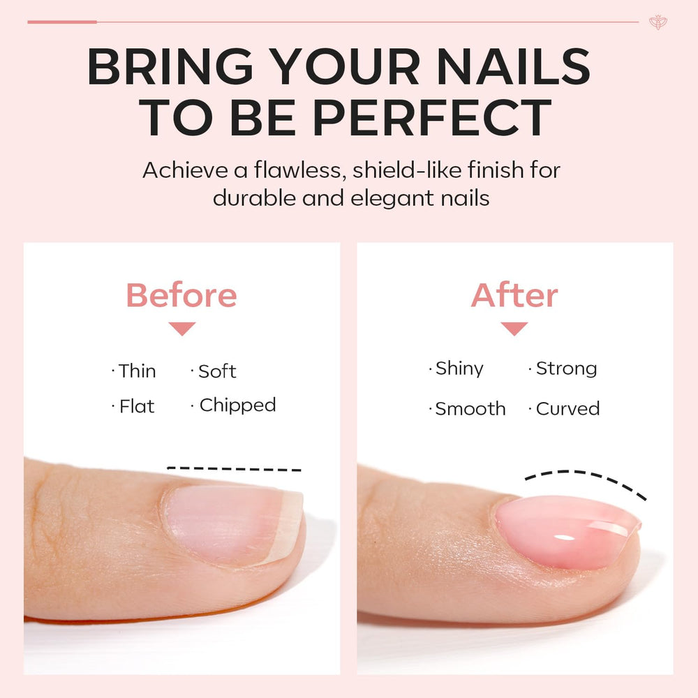 Modelones LED lamp cures nails quickly and evenly.