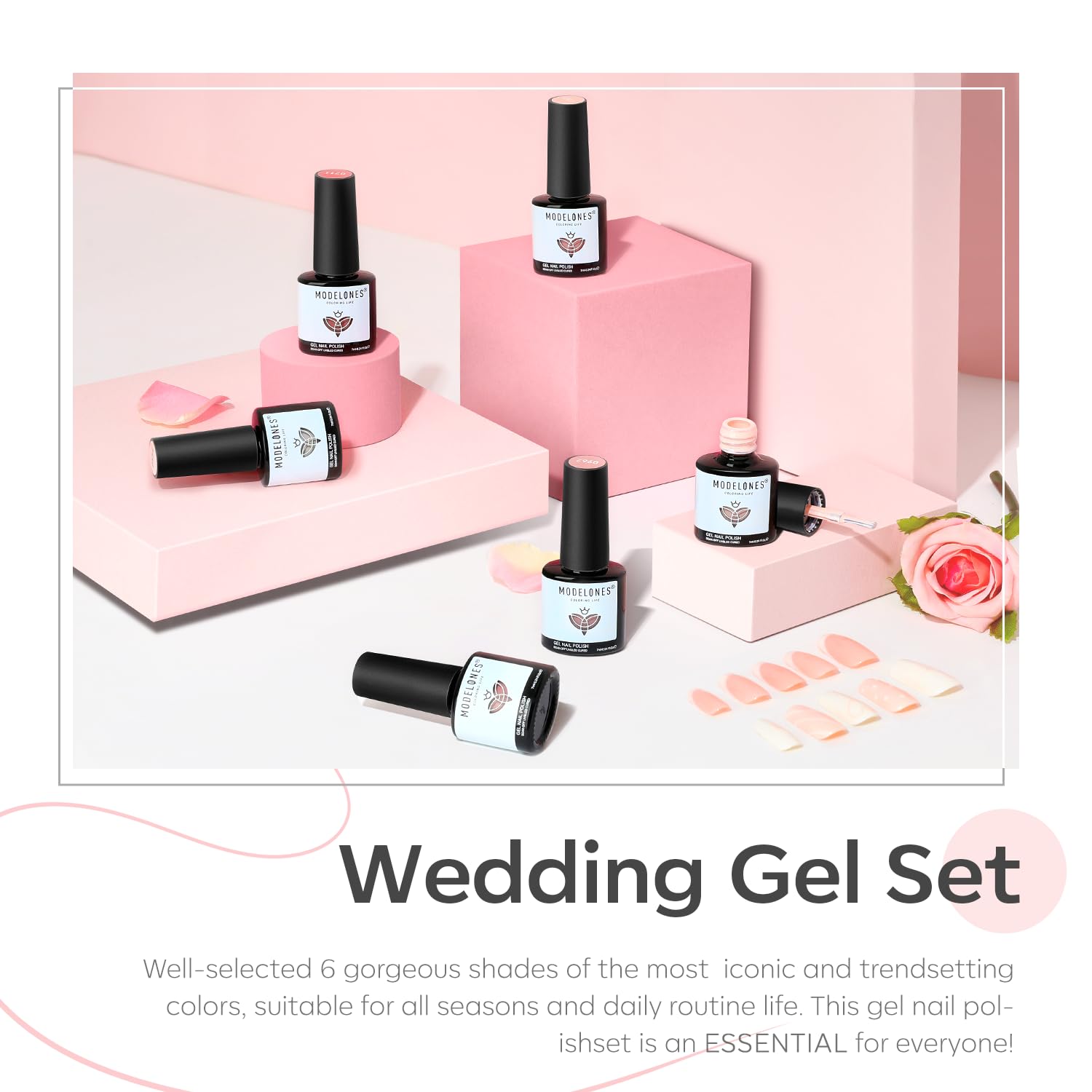 Modelones LED starter kit ready for fast curing and durable nails