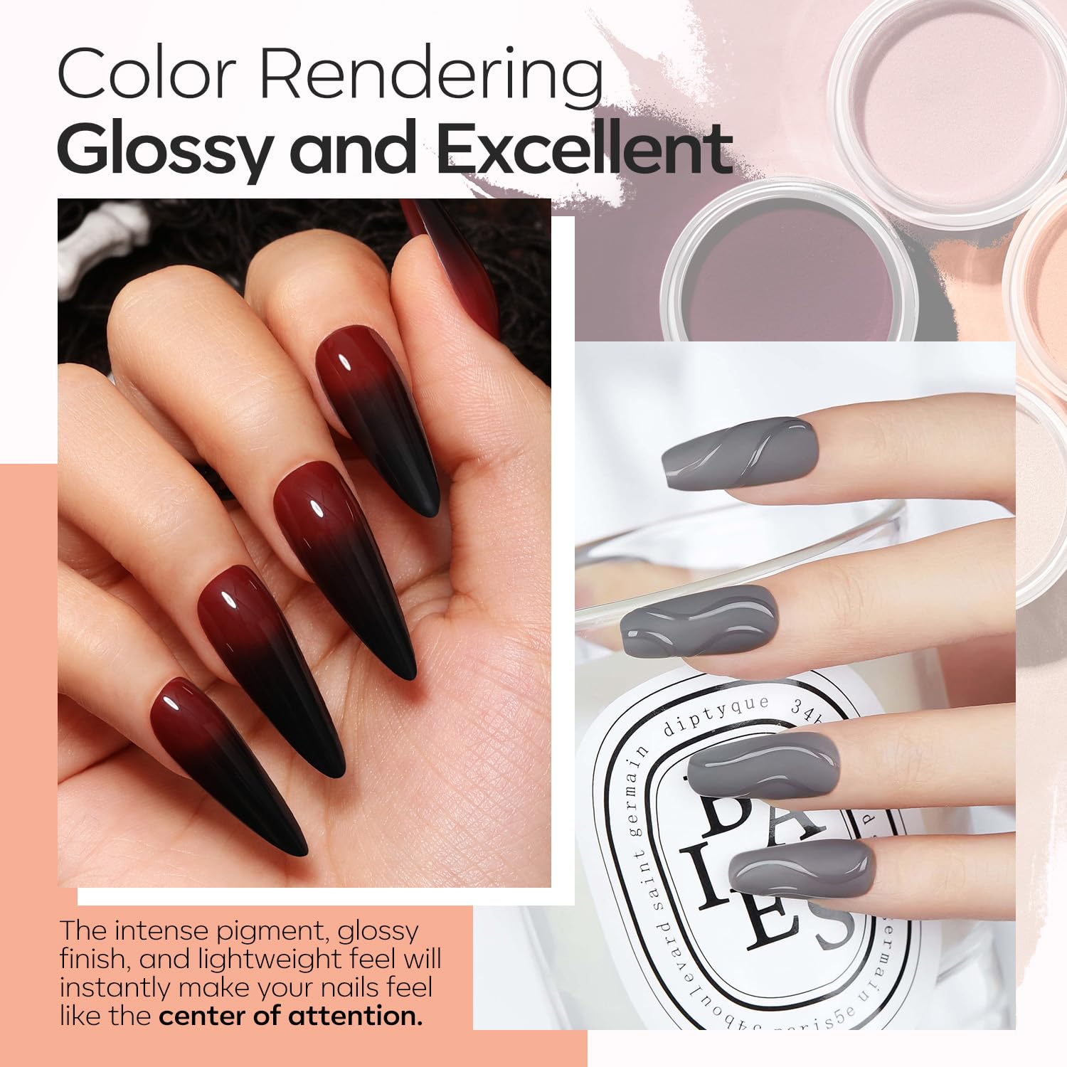 Modelones liquid set with bond, base, activator, top coat for durable adhesion