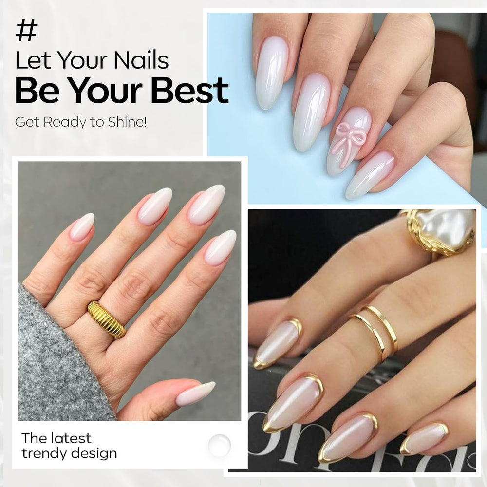 Modelones long-lasting glossy finish on nails for vibrant color