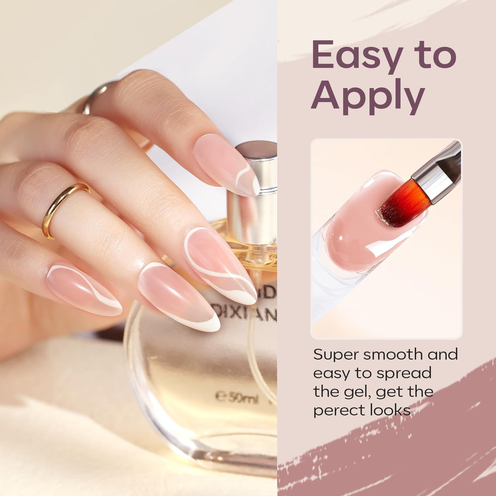 Modelones poly gel delivers durable, long-lasting nail extensions.