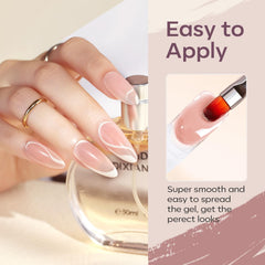 Modelones poly gel delivers durable, long-lasting nail extensions.